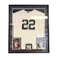 Ben Rice Autographed & Inscribed New York Yankees #22 Framed Jersey – MLB Debut 6/18/24 – Fanatics/MLB Authenticated