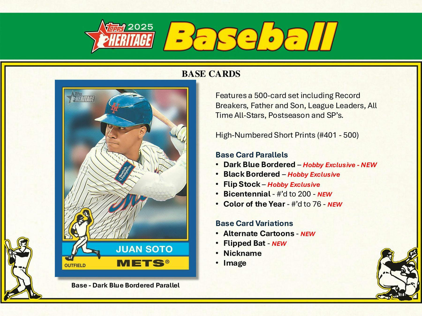 2025 Topps Heritage Baseball 8-Pack Blaster Box (4/23)