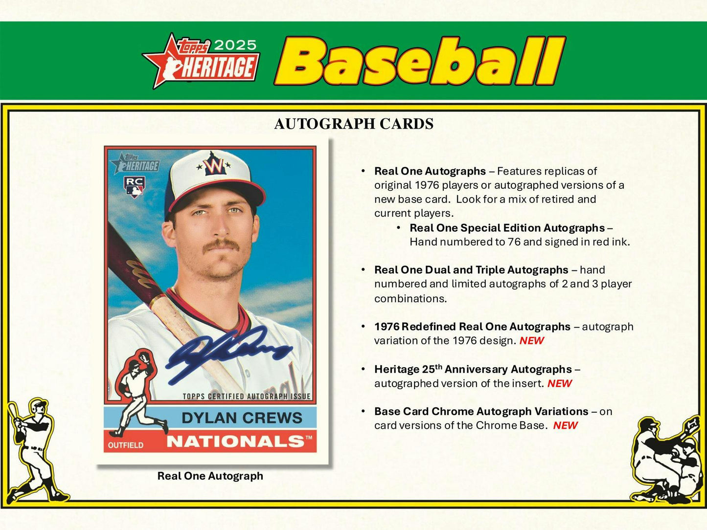 2025 Topps Heritage Baseball 8-Pack Blaster Box (4/23)