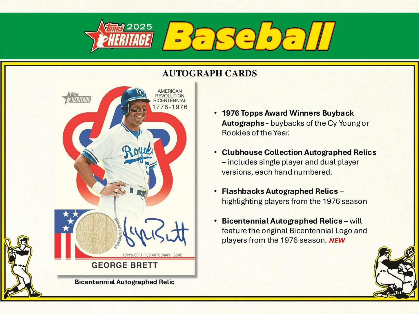 2025 Topps Heritage Baseball 8-Pack Blaster Box (4/23)