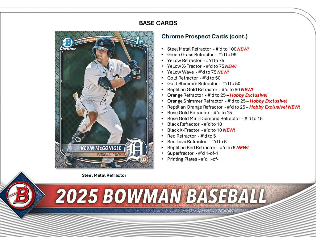 2025 Bowman Baseball Hobby Jumbo Box (5/7)