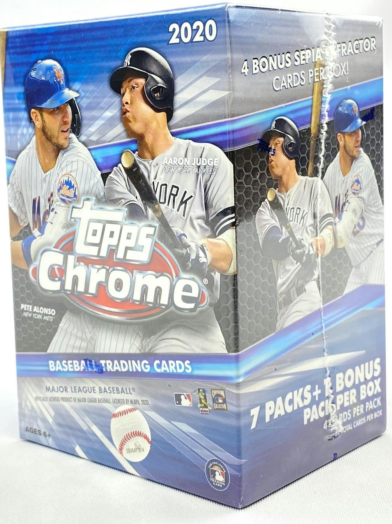 2020 Topps Chrome Baseball 8-Pack Blaster Box