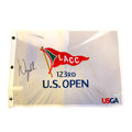Wyndham Clark 2023 LACC 123rd U.S. Open Autographed Pin Flag w/ UD COA