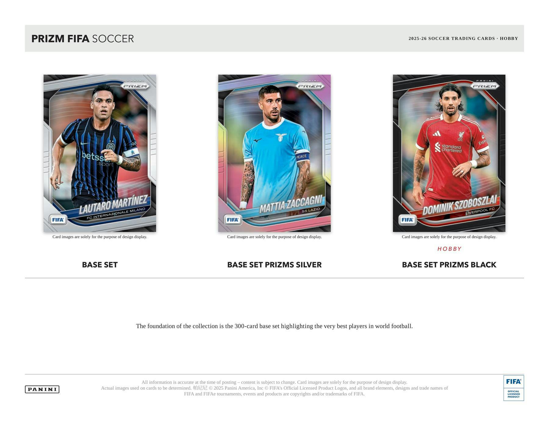 2025-26 Panini Prizm FIFA Soccer Hobby Box