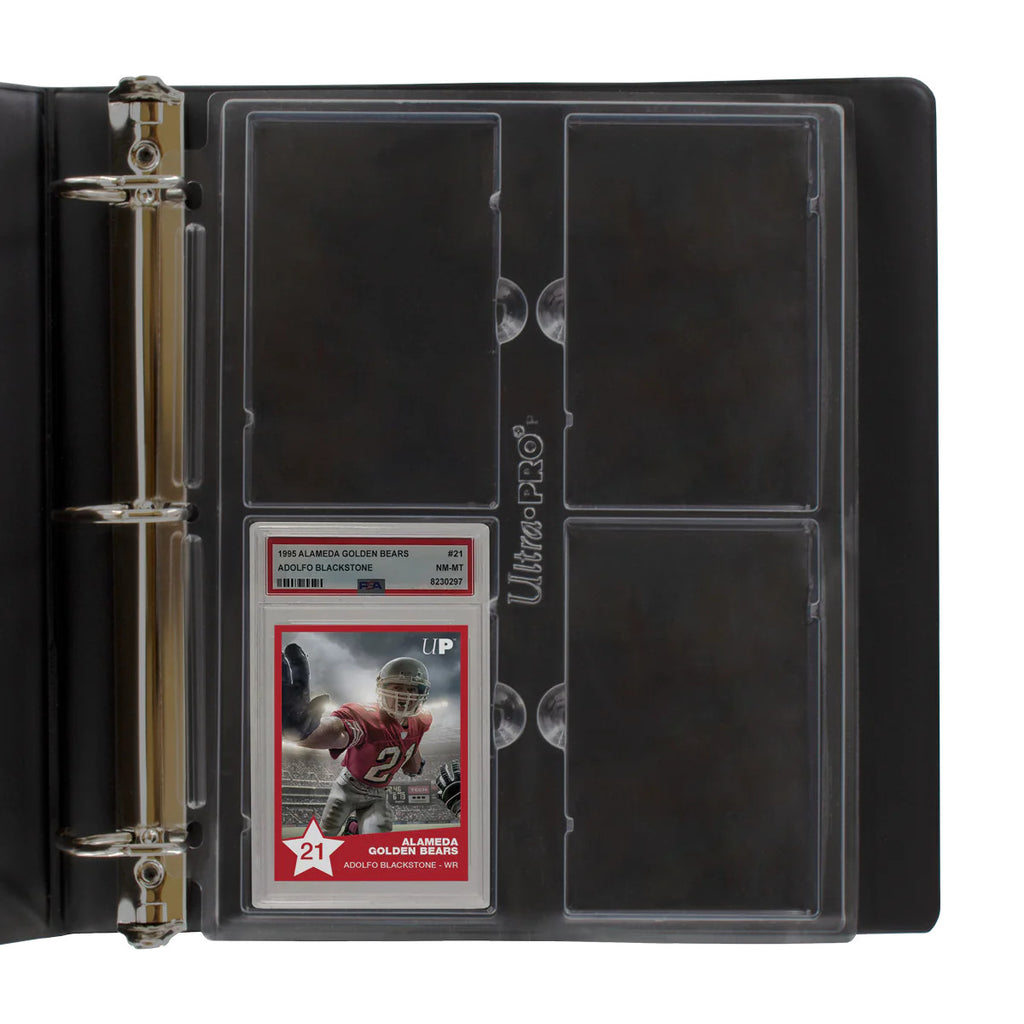 Ultra Pro Page For PSA Graded Slabs - Rigid Shell Design - Lock-In Tabs, Single Page