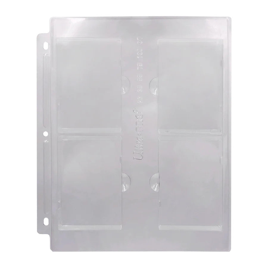 Ultra Pro Page For One-Touch Card Holders | Rigid Design | Lock-In Tabs, Single Page
