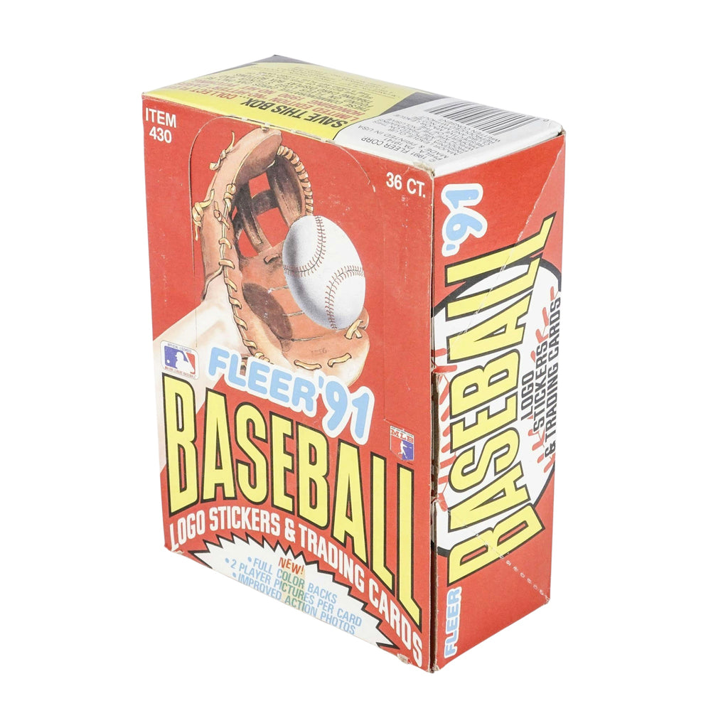 1991 Fleer Baseball 36-Pack Wax Box