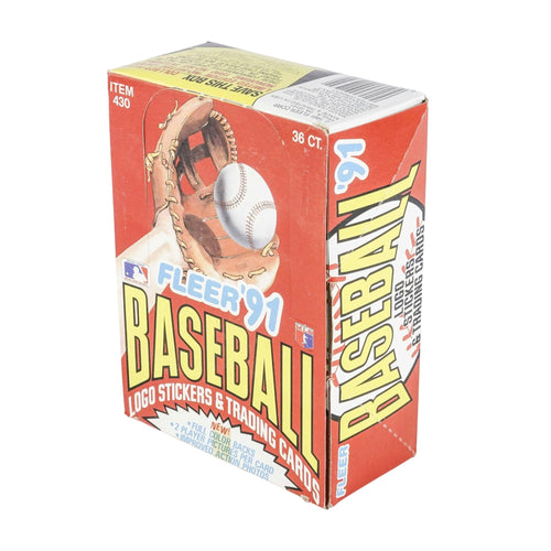 1991 Fleer Baseball 36-Pack Wax Box