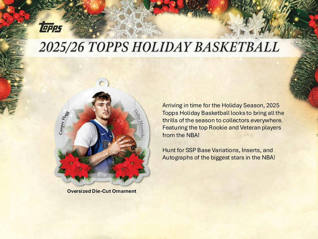 2025-26 Topps Holiday Basketball Mega 20-Box Case (10/30)