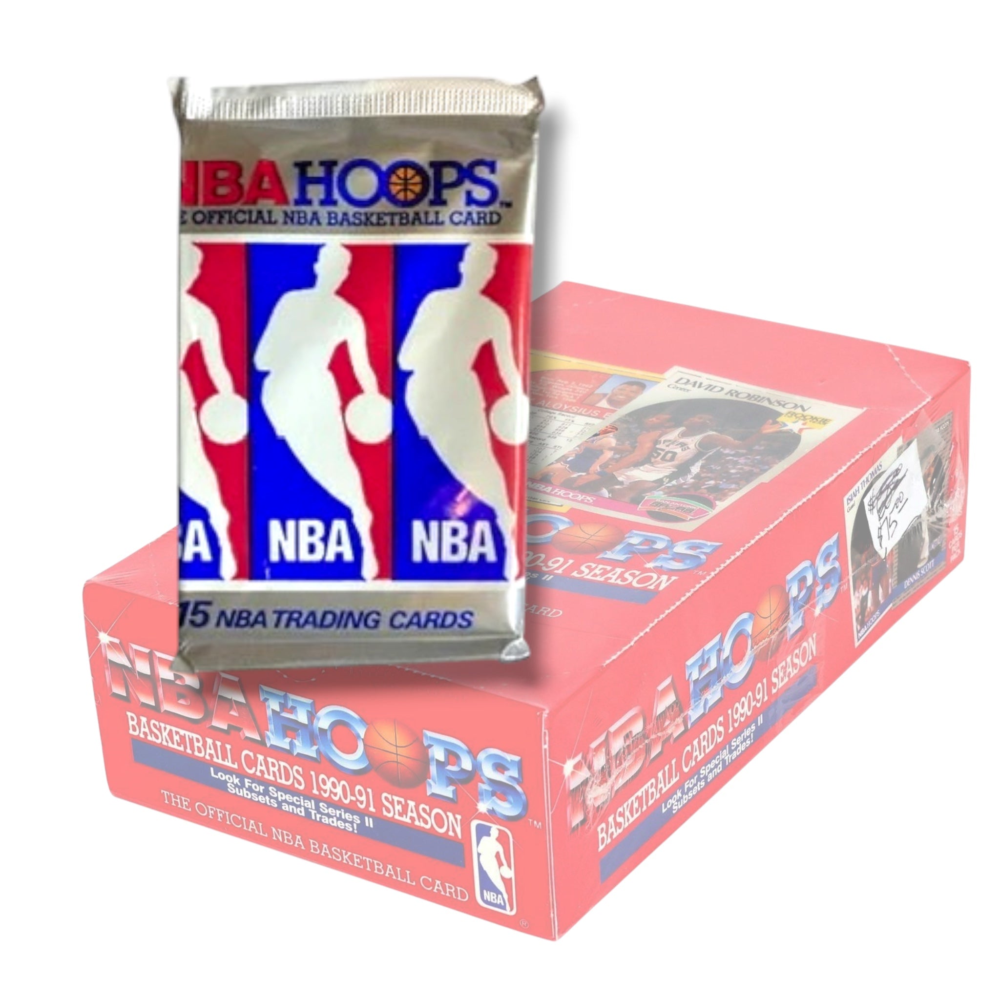 1990-91 NBA Hoops Series 2 Basketball 36-Pack Wax Box (Factory Sealed)
