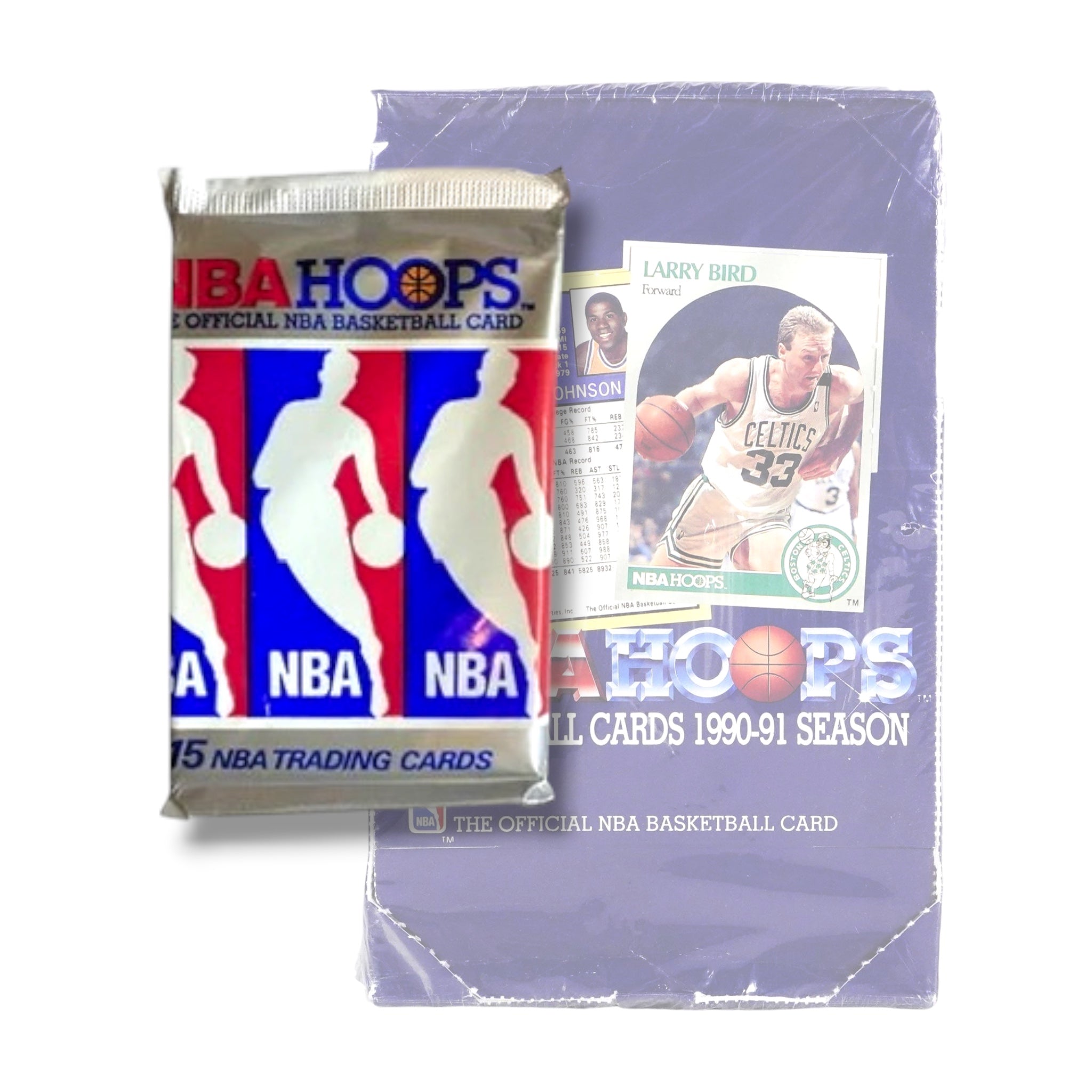 1990-91 NBA Hoops Series 1 Basketball 36-Pack Wax Box