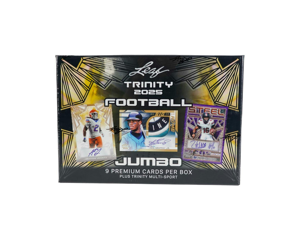 2025 Leaf Trinity Football Hobby Jumbo Box (12/5)