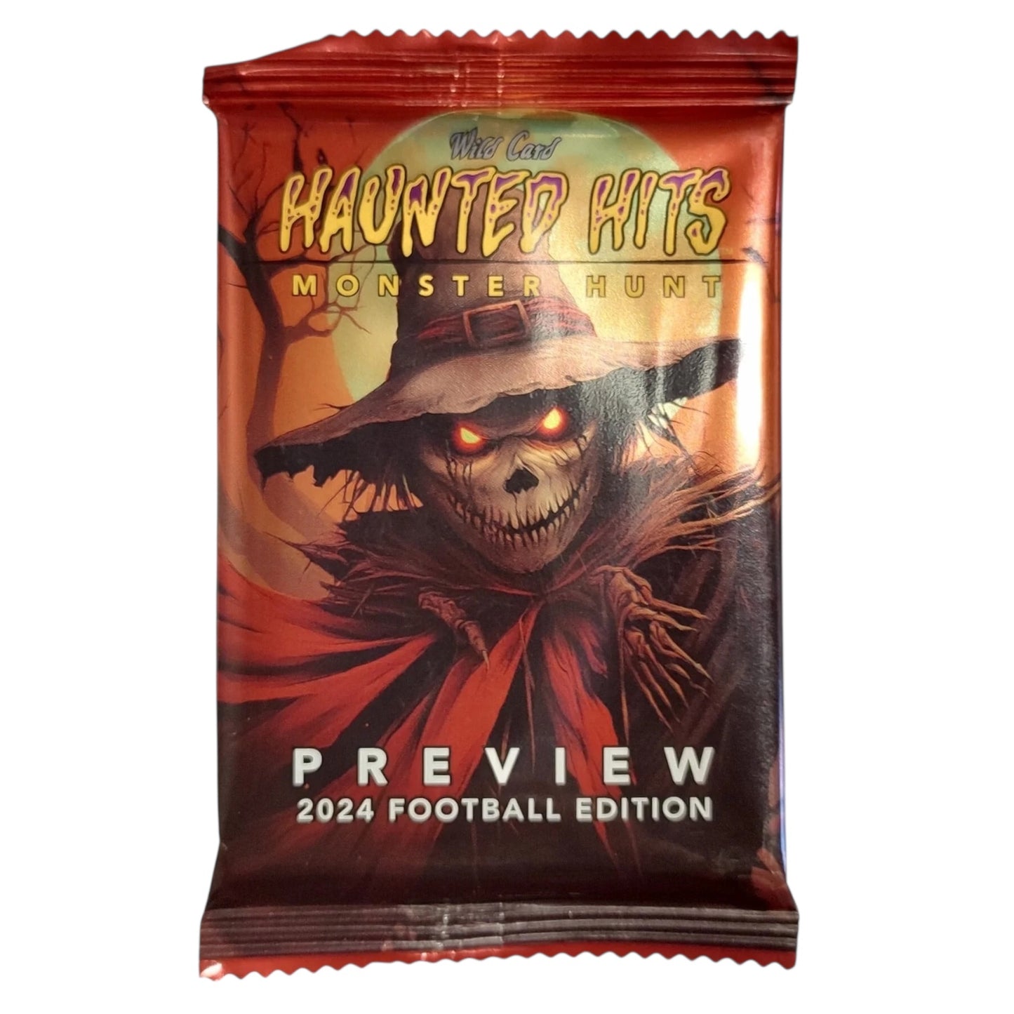 2025 Wild Card Haunted Hits Football National Exclusive Monster Hunt Pack