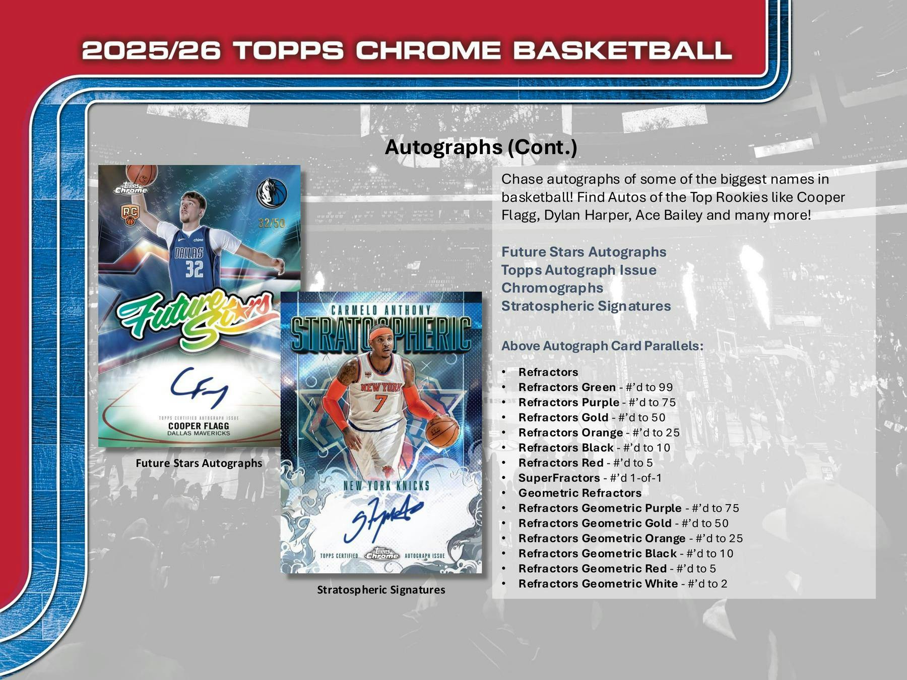 2025-26 Topps Chrome Basketball Mega 20-Box Case (12/18)
