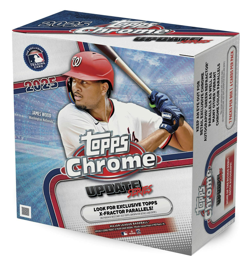2025 Topps Chrome Update Series Baseball Mega Box (12/17)