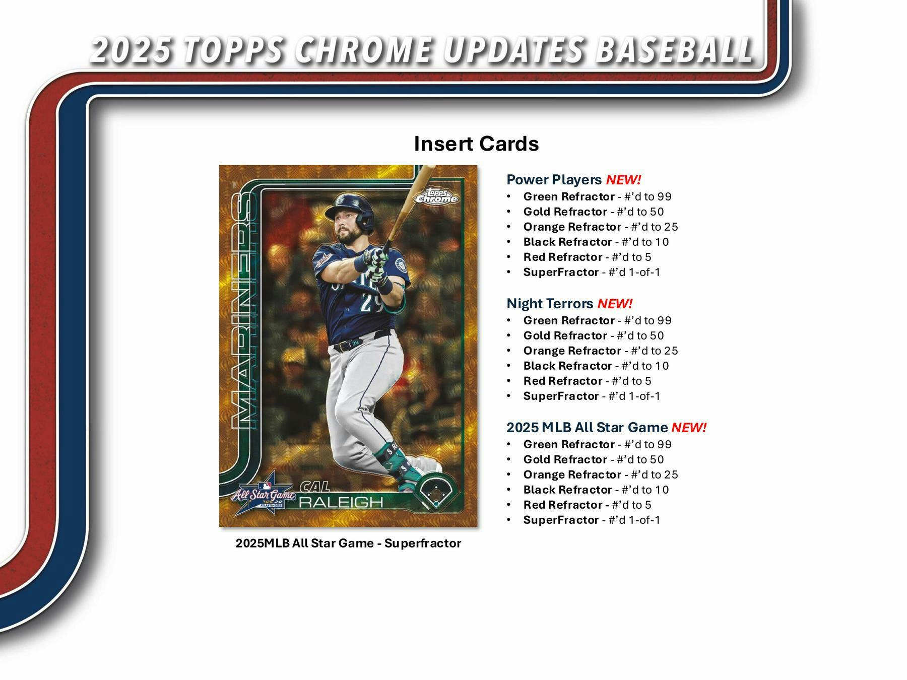 2025 Topps Chrome Update Series Baseball Mega Box (12/17)