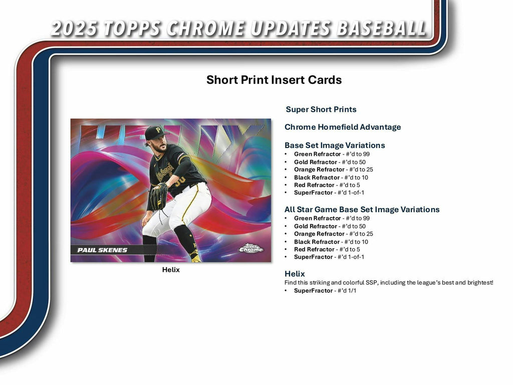 2025 Topps Chrome Update Series Baseball Mega Box (12/17)