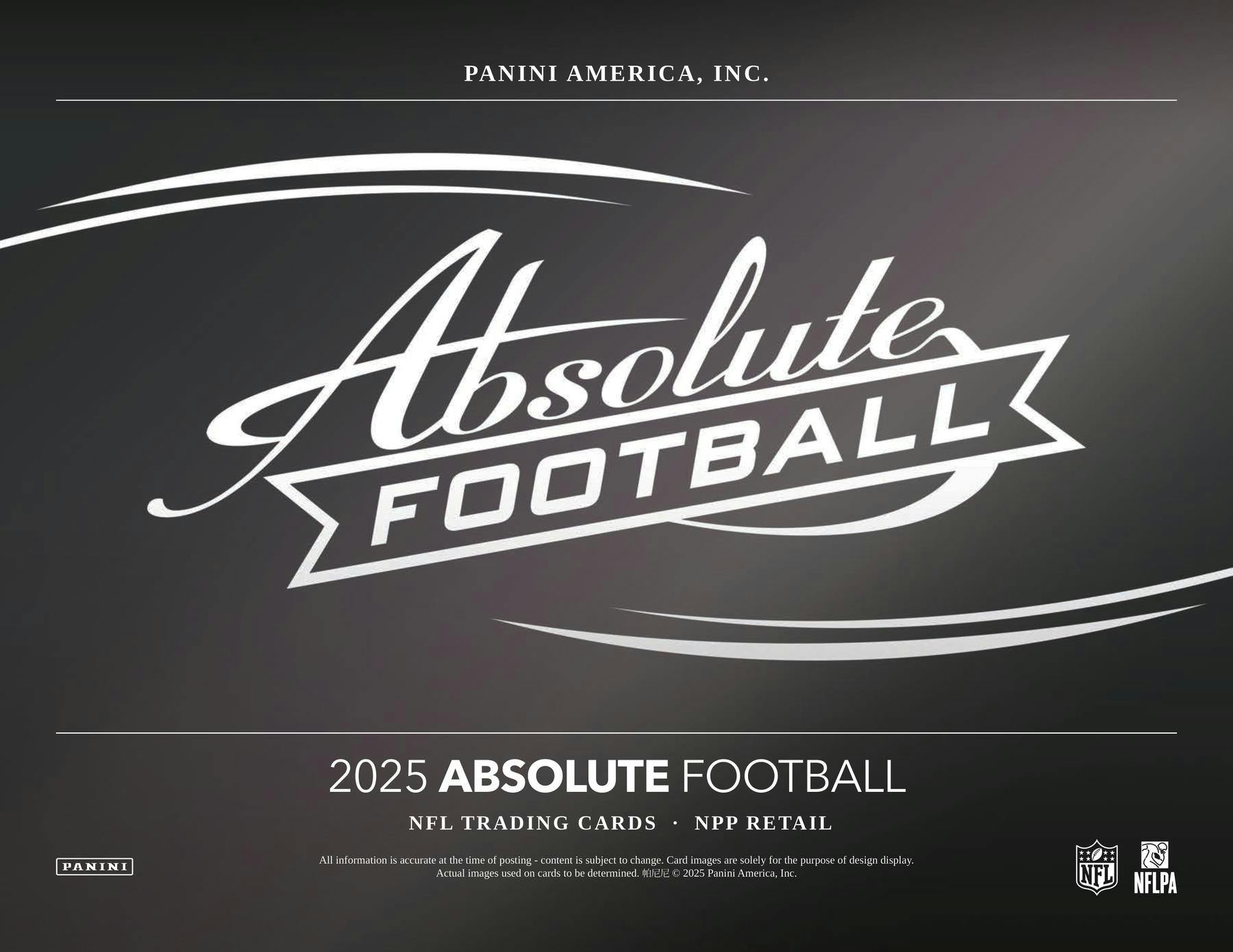 2025 Panini Absolute Football Mega Box (Black Parallels!)