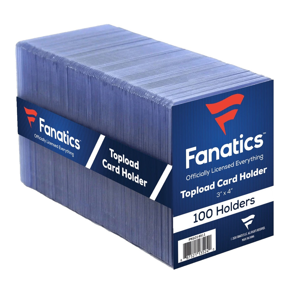 Fanatics 35pt Standard Top Loaders Case (100ct Pack x 10)