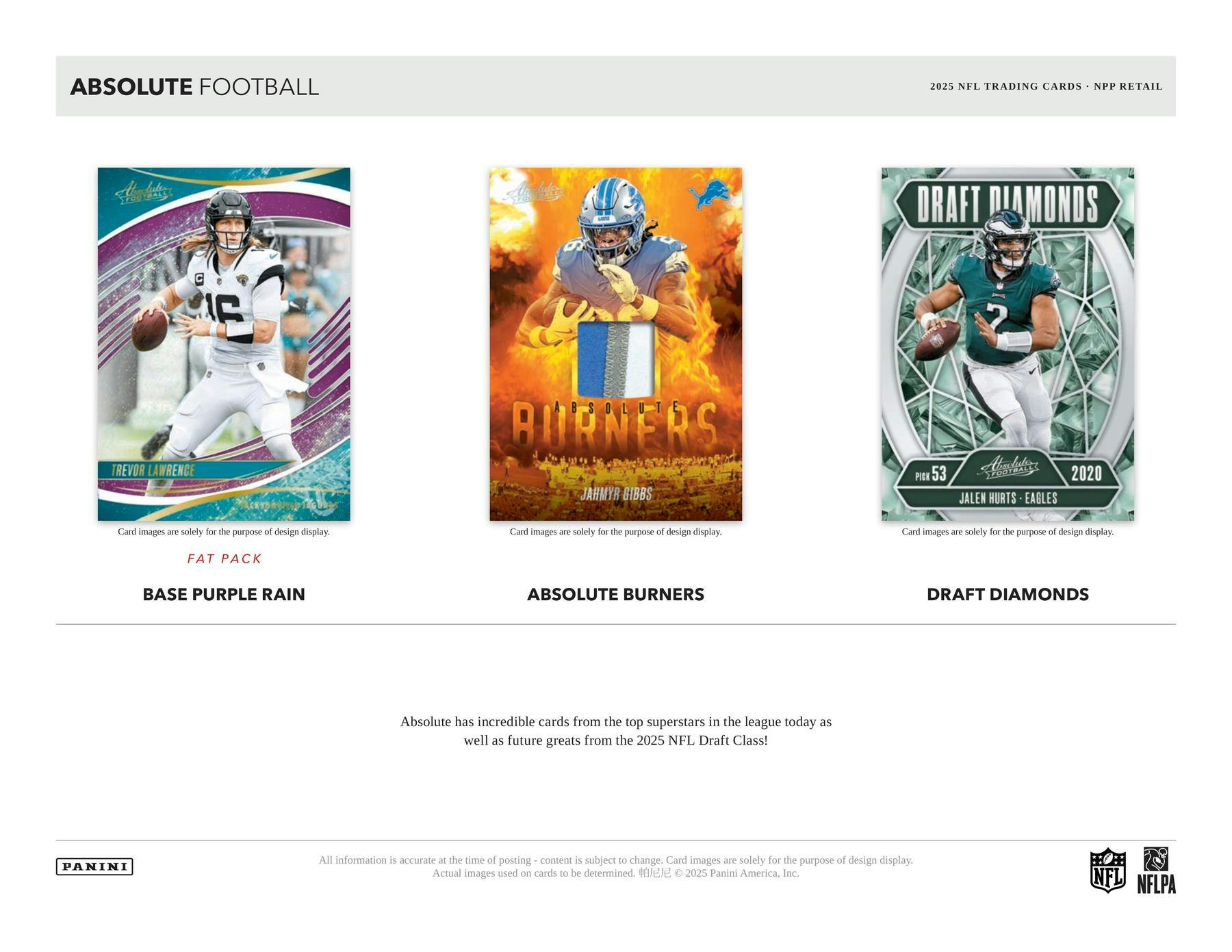 2025 Panini Absolute Football Mega Box (Black Parallels!)