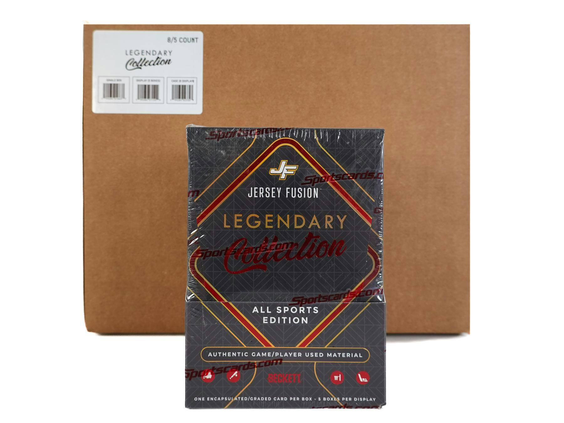 2025 Jersey Fusion Legendary Collection 8-Box Hobby Case (12/17)