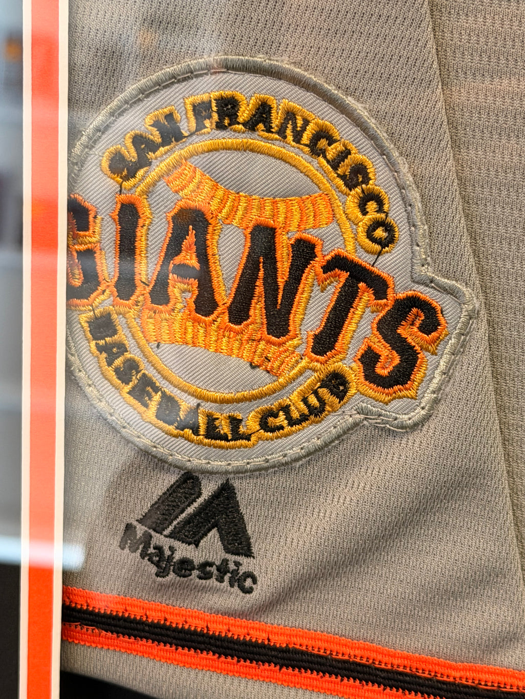 Willie Mays Autographed Authentic Majestic Giants Jersey – 660 HR / HOF 79 – Framed