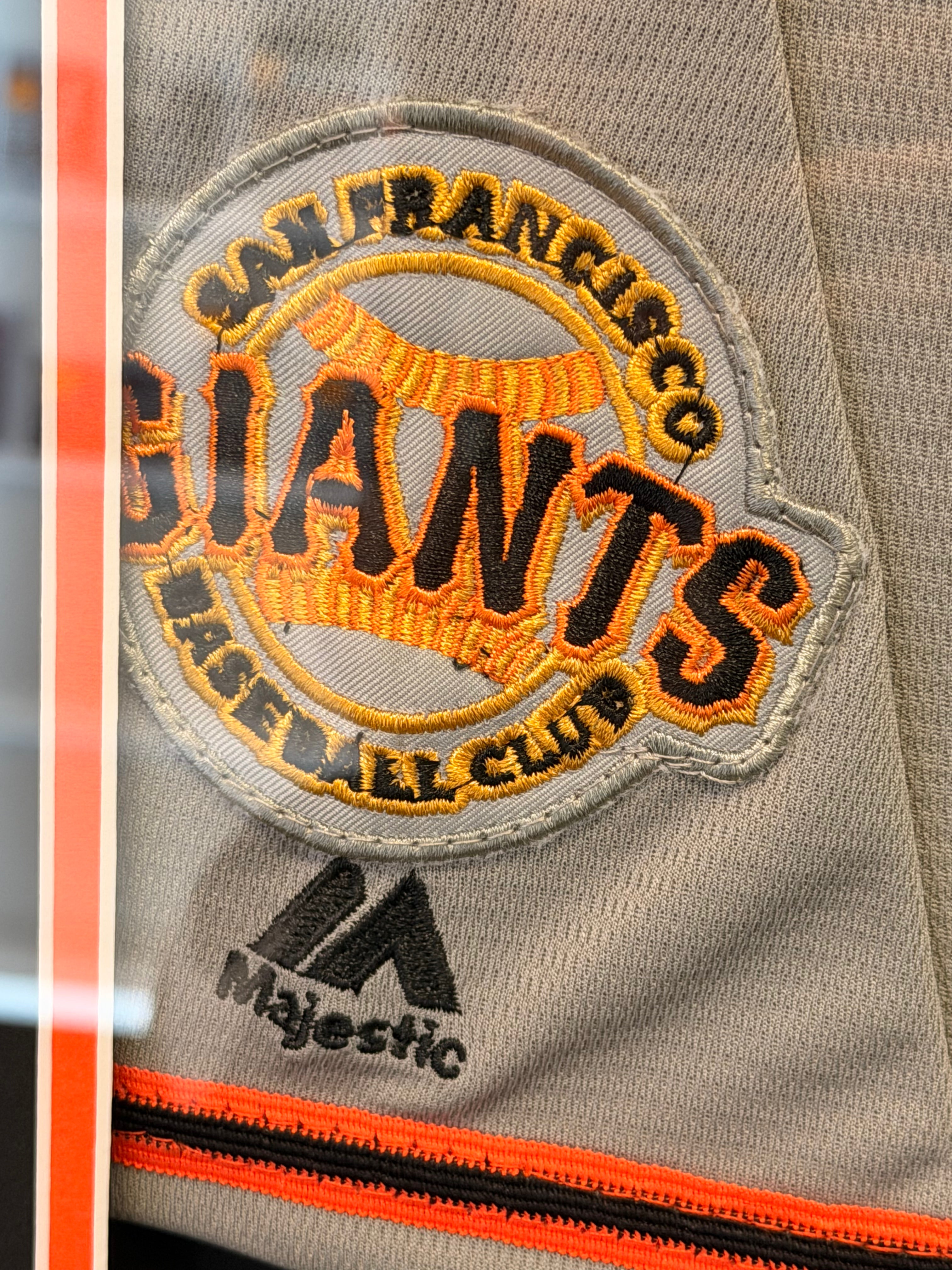 Willie Mays Autographed Authentic Majestic Giants Jersey – 660 HR / HOF 79 – Framed