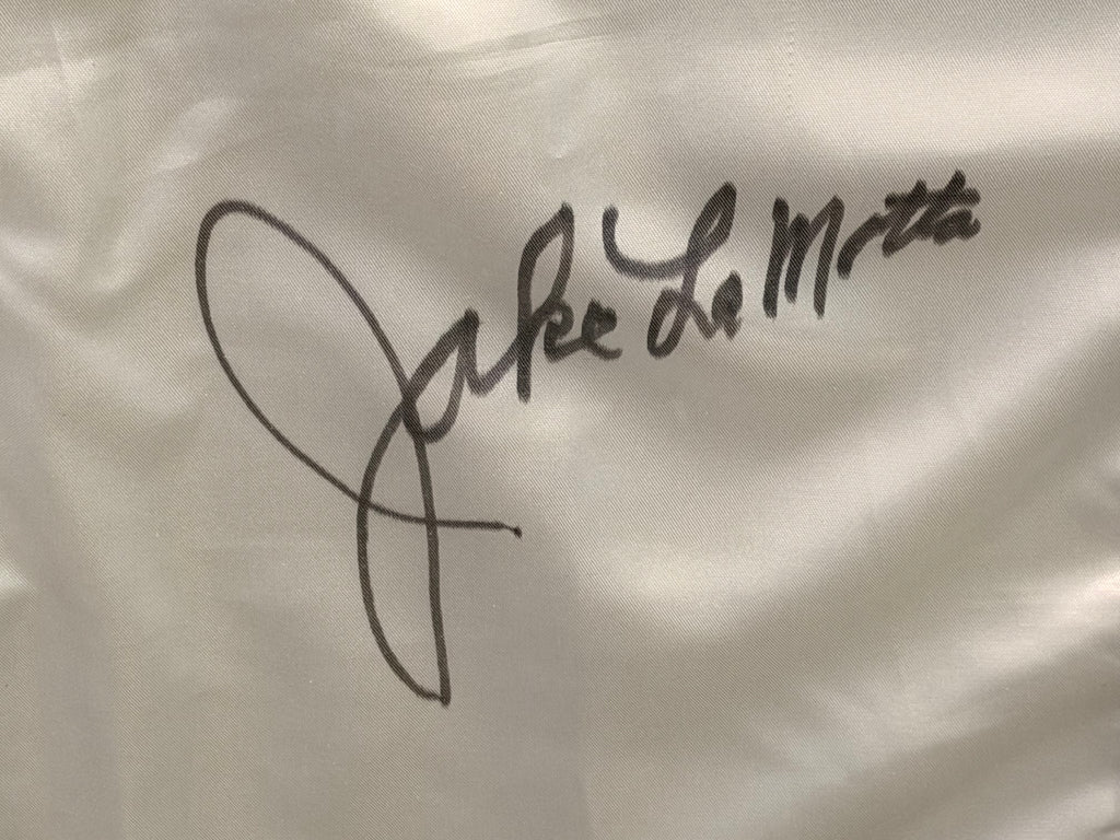 Jake LaMotta Autographed Everlast Boxing Trunks – Professionally Framed