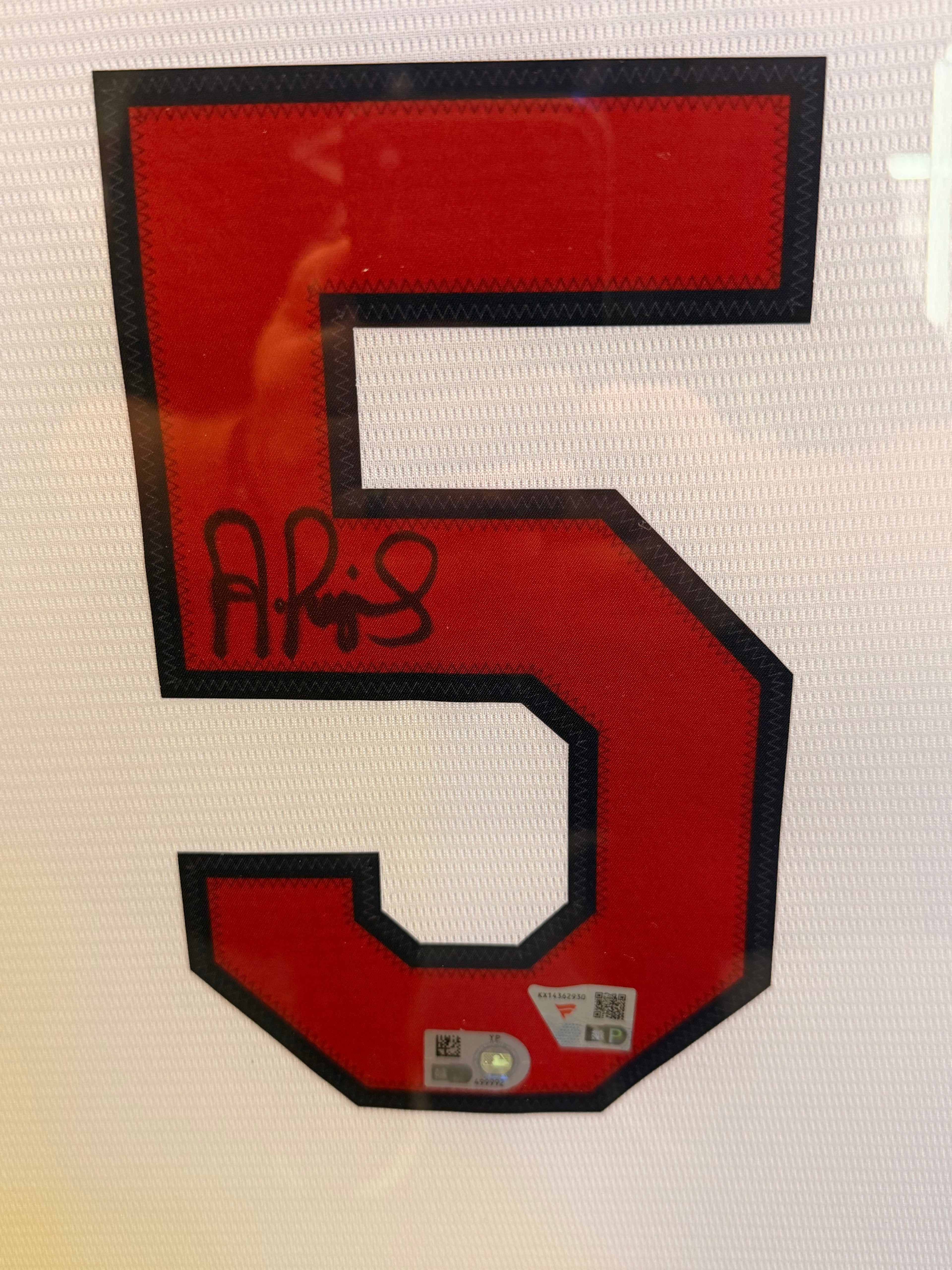 Albert Pujols Autographed St. Louis Cardinals #5 Jersey – Fanatics Authenticated – Professionally Framed
