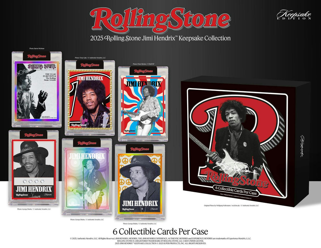 2025 Rolling Stone Jimi Hendrix Keepsake Premiere Edition Hobby Box (1 card)