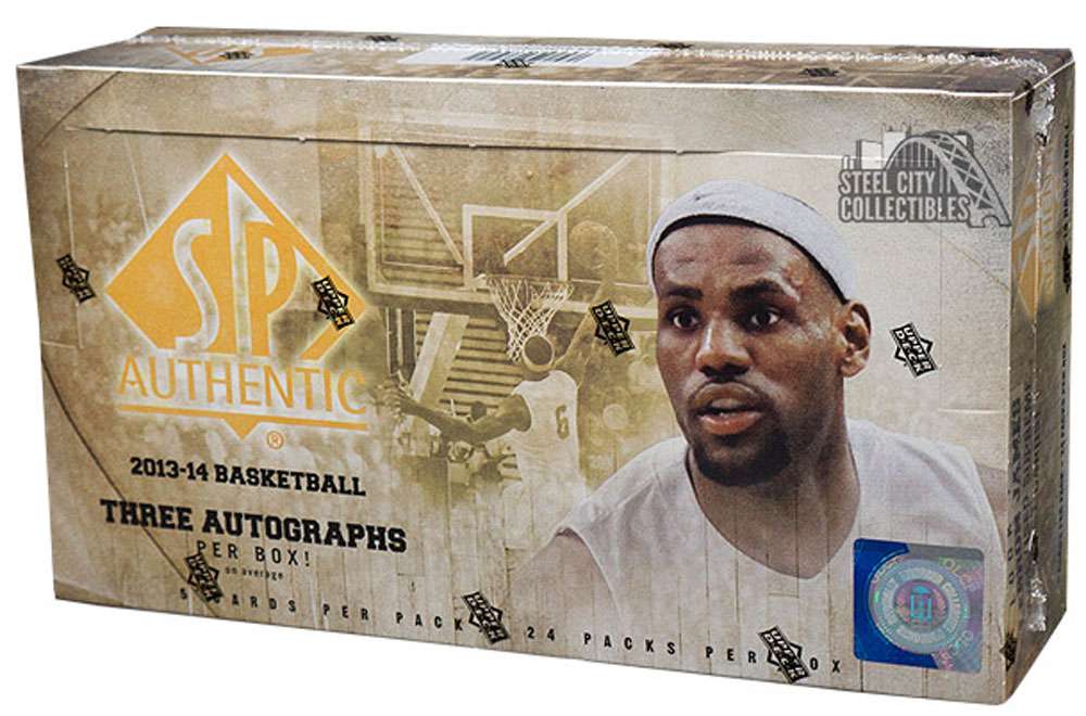 2013-14 Upper Deck SP Authentic Basketball Hobby Box