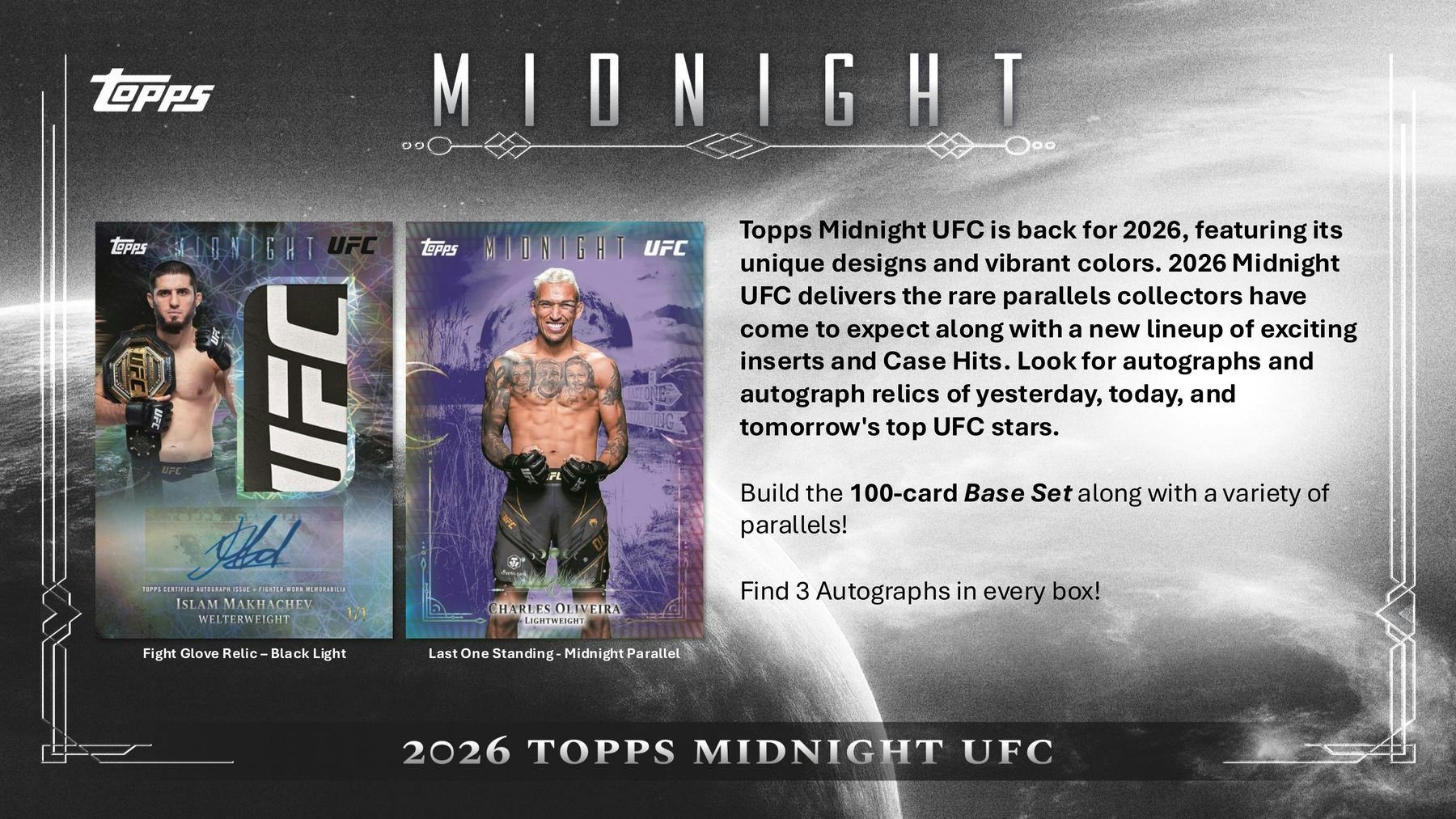 2026 Topps Midnight UFC Hobby Box
