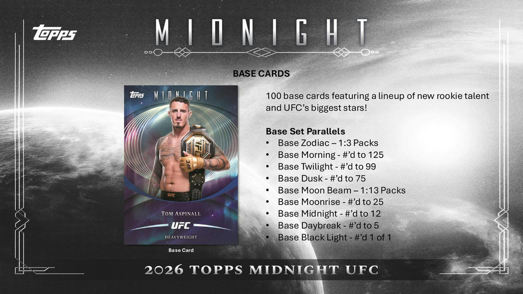 2026 Topps Midnight UFC Hobby Box