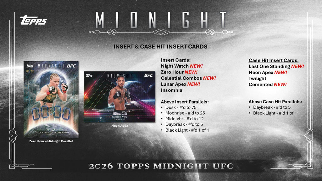 2026 Topps Midnight UFC Hobby Box