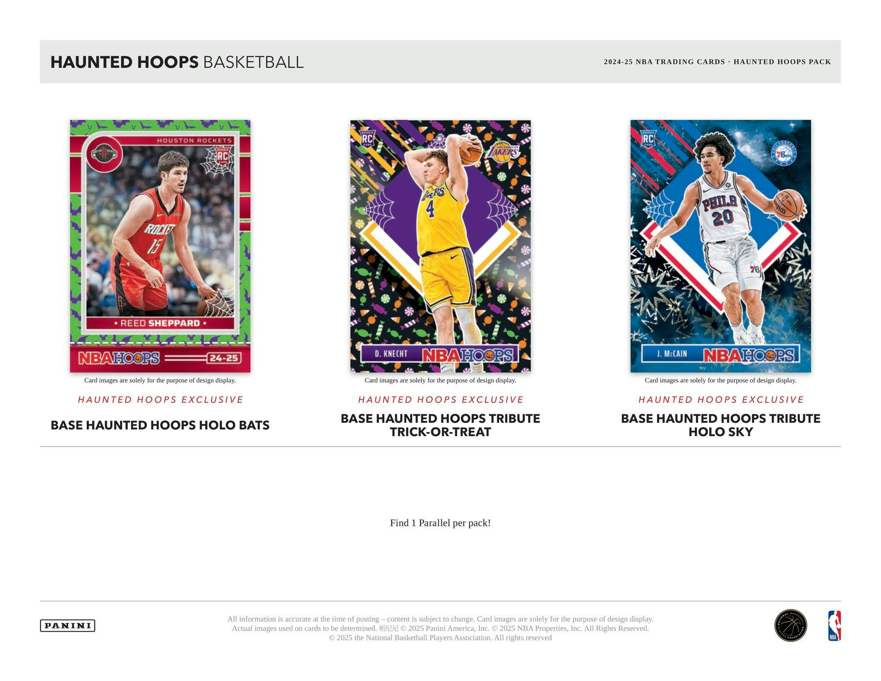 2024-25 Panini Haunted Hoops Halloween Basketball Retail Pack
