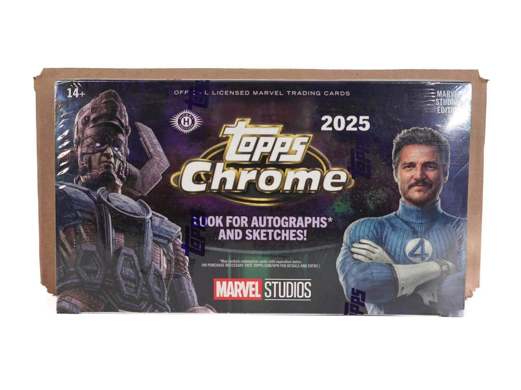 2025-26 Topps Marvel Studios Chrome Hobby 8-Box Case (12/23)