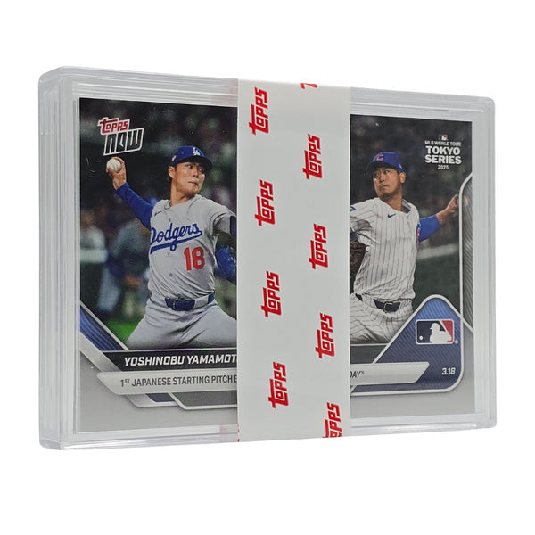 2025 Topps Now MLB Tokyo Series Yoshinobu Yamamoto / Shota Imanaga 1st Japanese Starting Pitchers to Square Off on Opening Day (3.18.25) #2