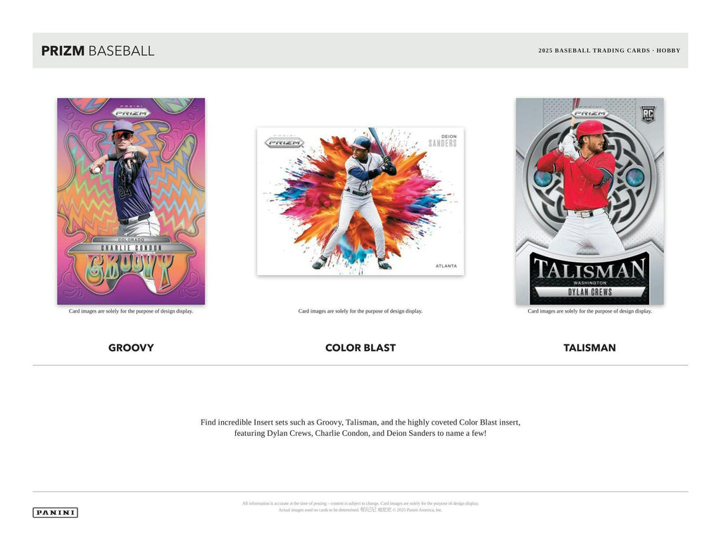 2025 Panini Prizm Baseball Hobby Pack (9/12)