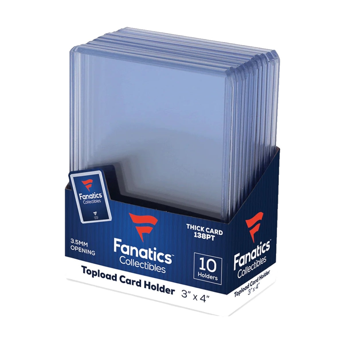 Fanatics 138pt Thick Card Top Loaders (10ct Pack)