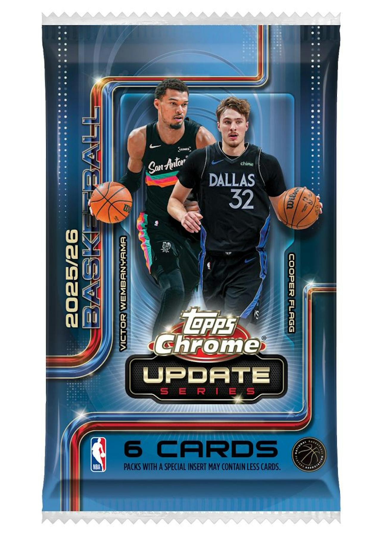 2025-26 Topps Chrome Update Series Basketball Mega Box (Presell 8/6)