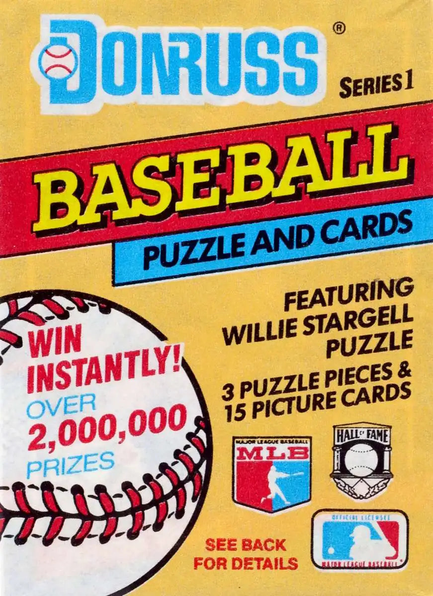1991 Donruss Baseball Series 1 Wax Pack