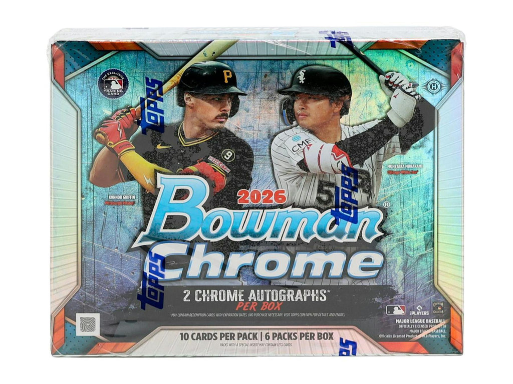 2026 Bowman Chrome Baseball 12-Box Hobby Case (Presell 9/9)