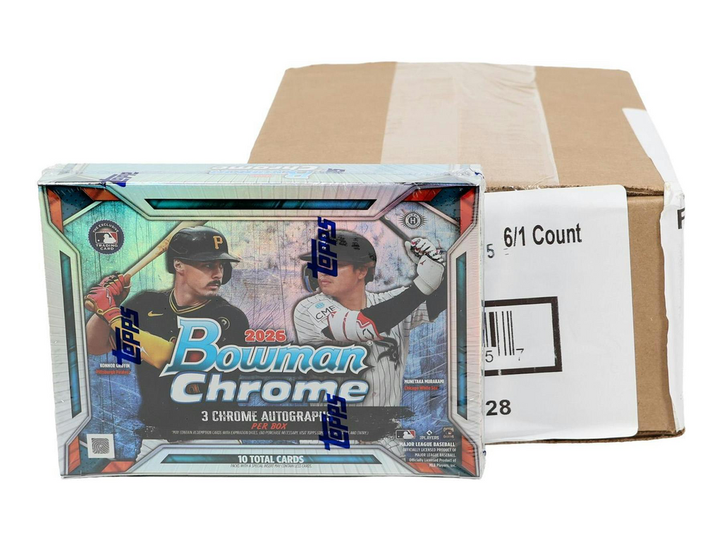 2026 Bowman Chrome Baseball Delight 6-Box Case (Presell 9/9)