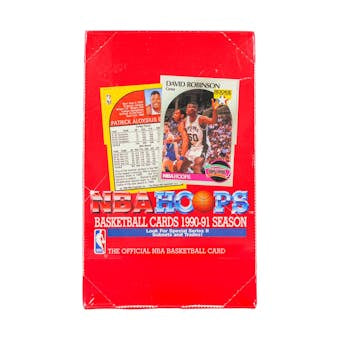 1990-91 NBA Hoops Series 2 Basketball Factory Sealed Wax Box 36 packs