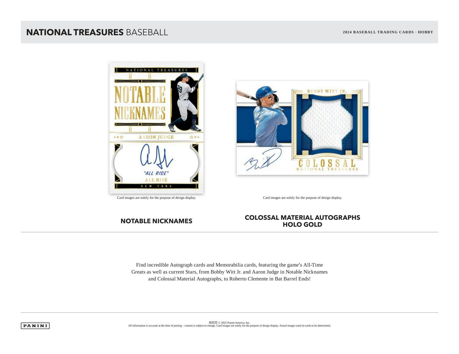 2024 Panini National Treasures Baseball Hobby Box