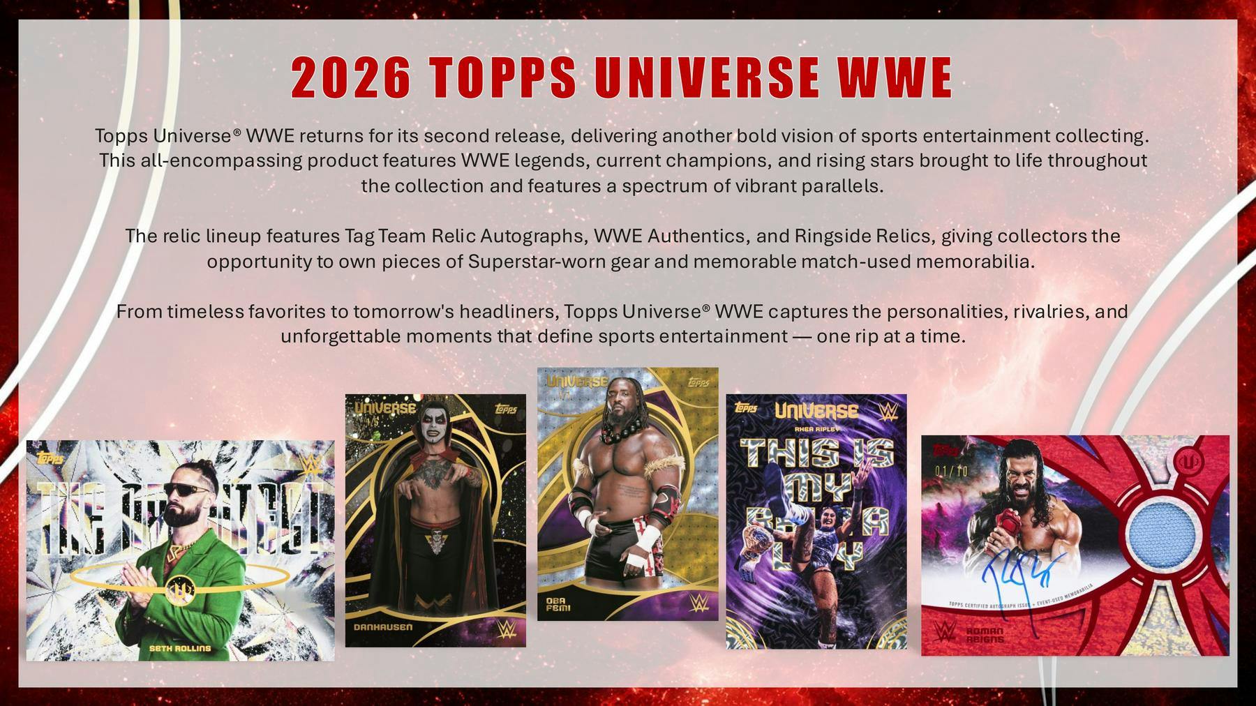 2026 Topps WWE Universe Blaster 40-Box Case
