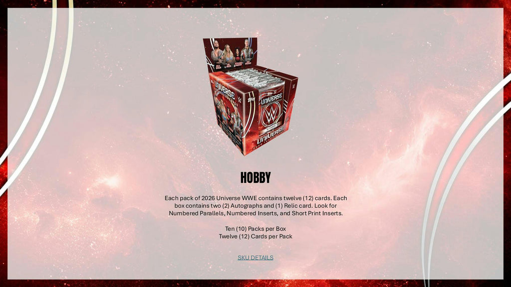2026 Topps WWE Universe Blaster 40-Box Case