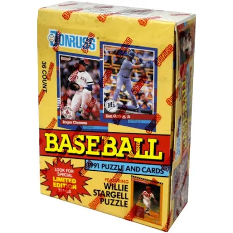 1991 Donruss Series 1 Baseball Wax Box