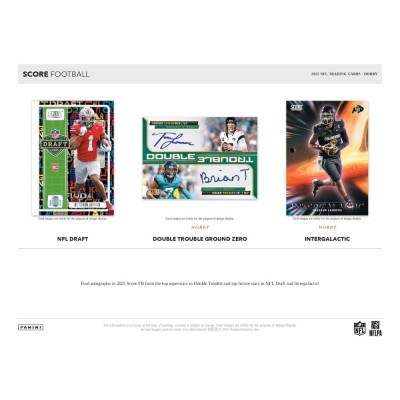 2025 Panini Score Football Hobby Box (7/2)