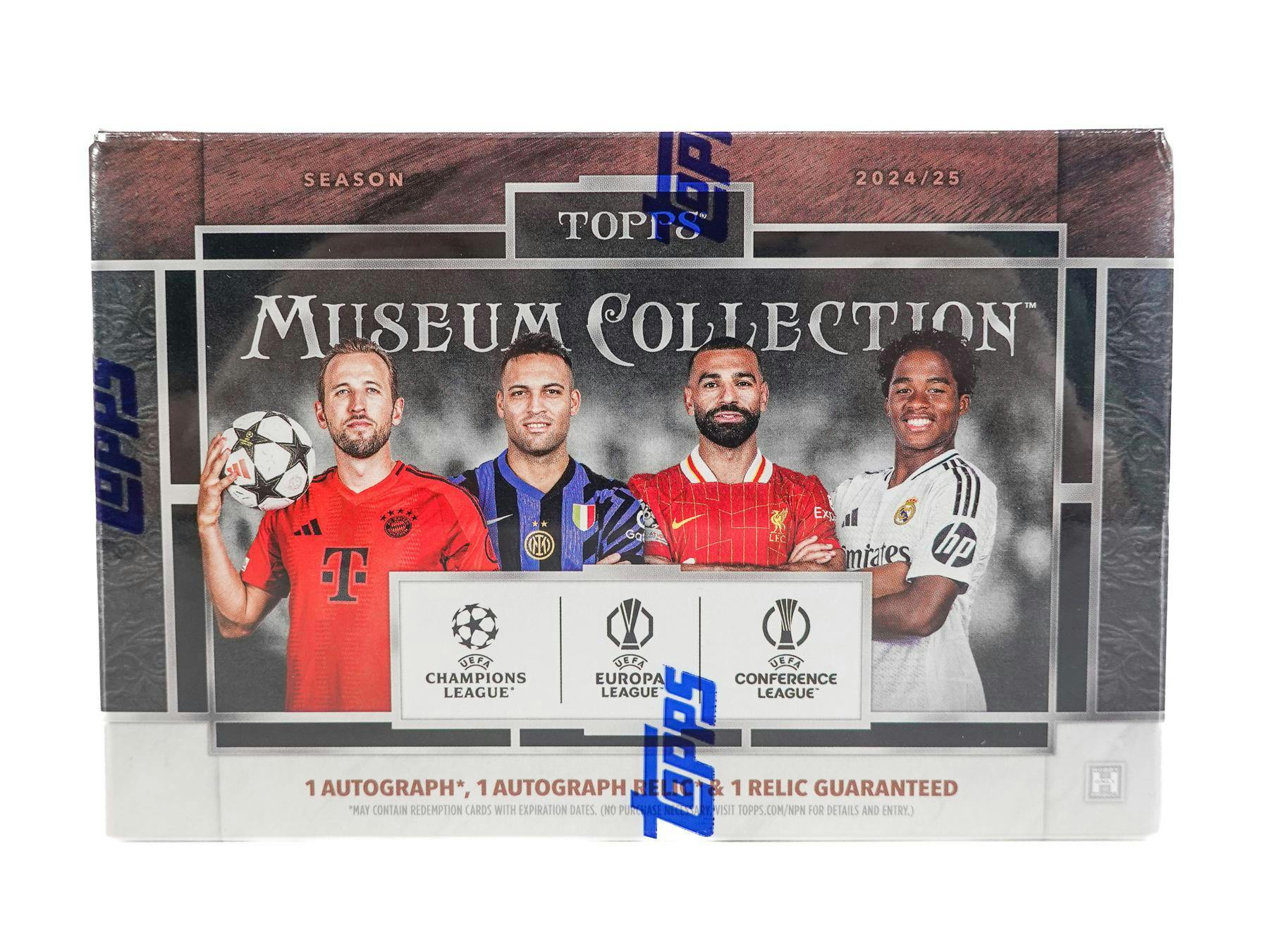 2024-25 Topps UEFA Club Competitions Museum Collection Soccer Hobby Box (12/30)